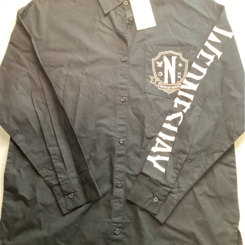 Wednesday Addams shirt size 12
